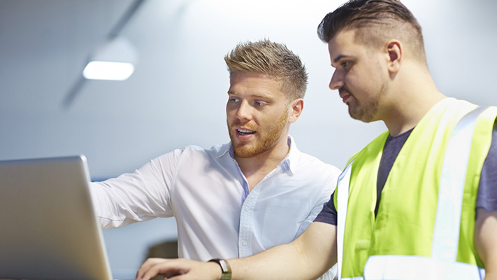 Manager discussing career growth opportunities with employee