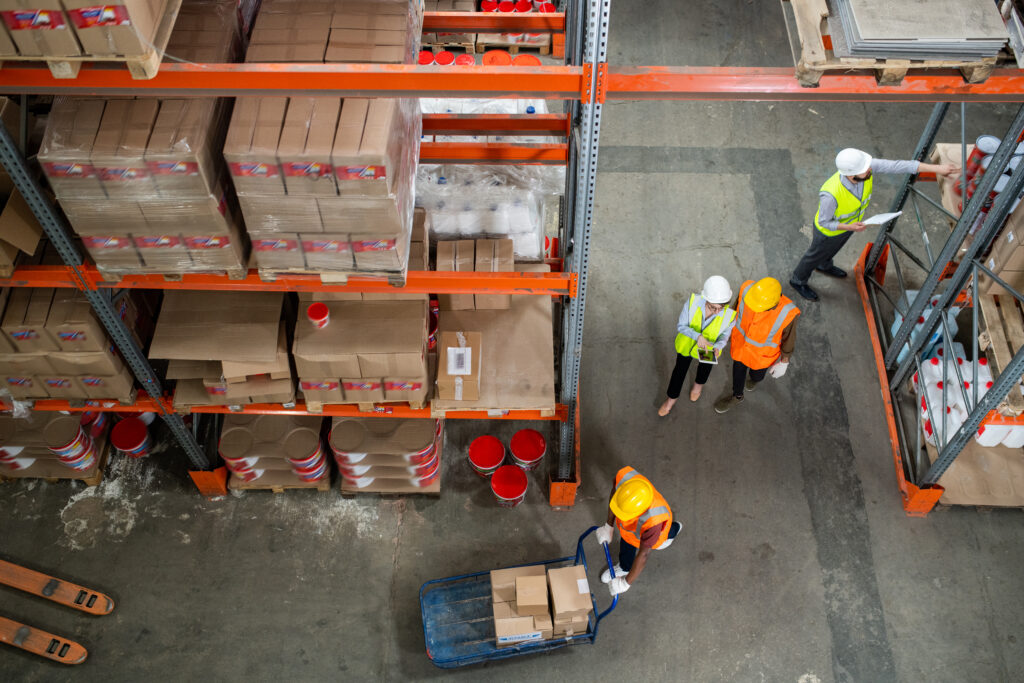 labour hire workers in warehouse